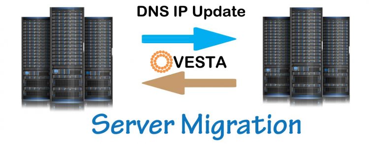 Bulk IP changing from DNS after server migration VestaCP