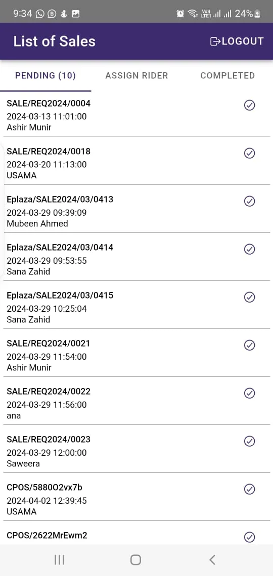 لقطة شاشة CloudPOS Admin 2