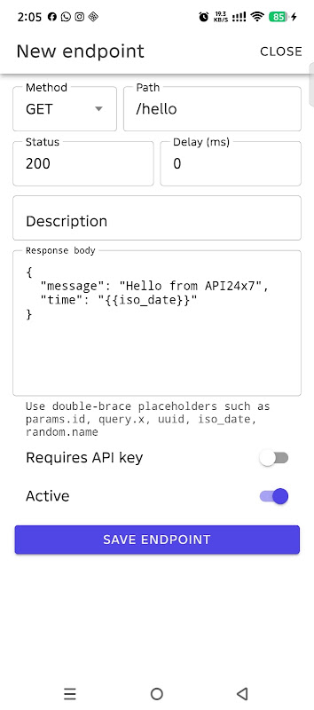 API24x7 - Test and monitor API screenshot 2