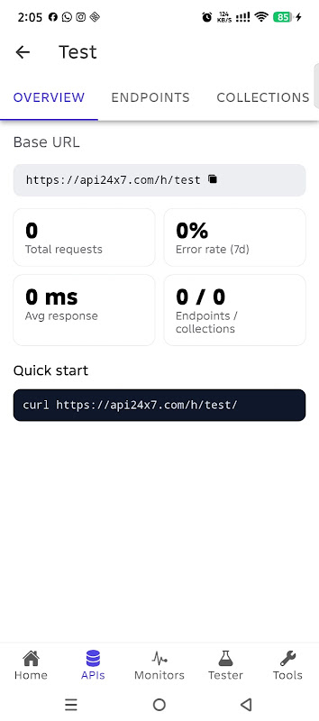 API24x7 - Test and monitor API screenshot 3