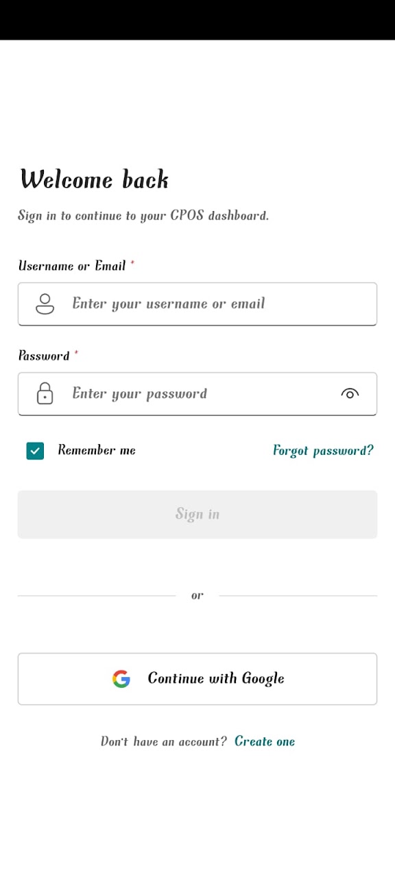CPOS Simple Retail POS screenshot 1
