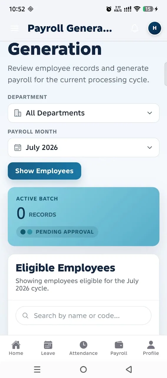 PayHRM &ndash; HR & Payroll اسکرین شاٹ 3