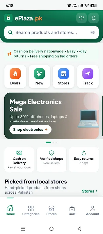 ePlaza.PK - Local eCommerce Screenshot 1