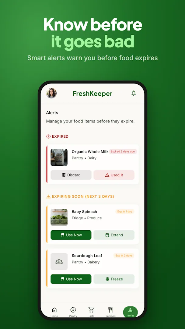 Скриншот FreshKeeper 4