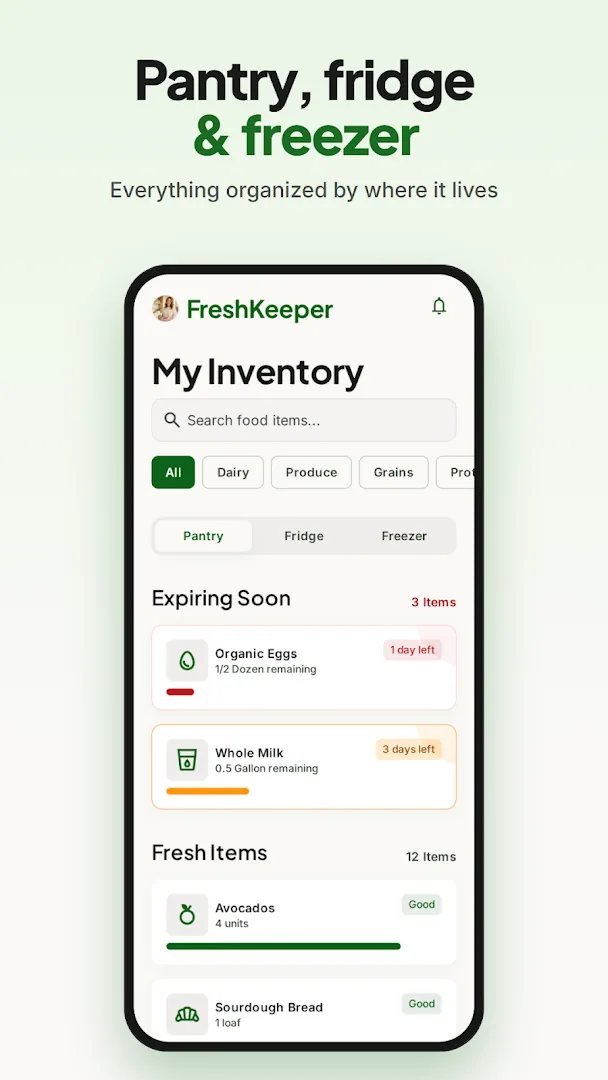 Скриншот FreshKeeper 5