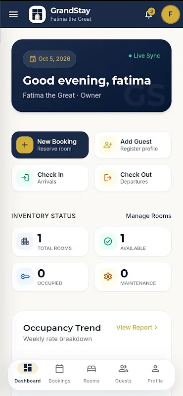 Captura de pantalla de GrandStay 2