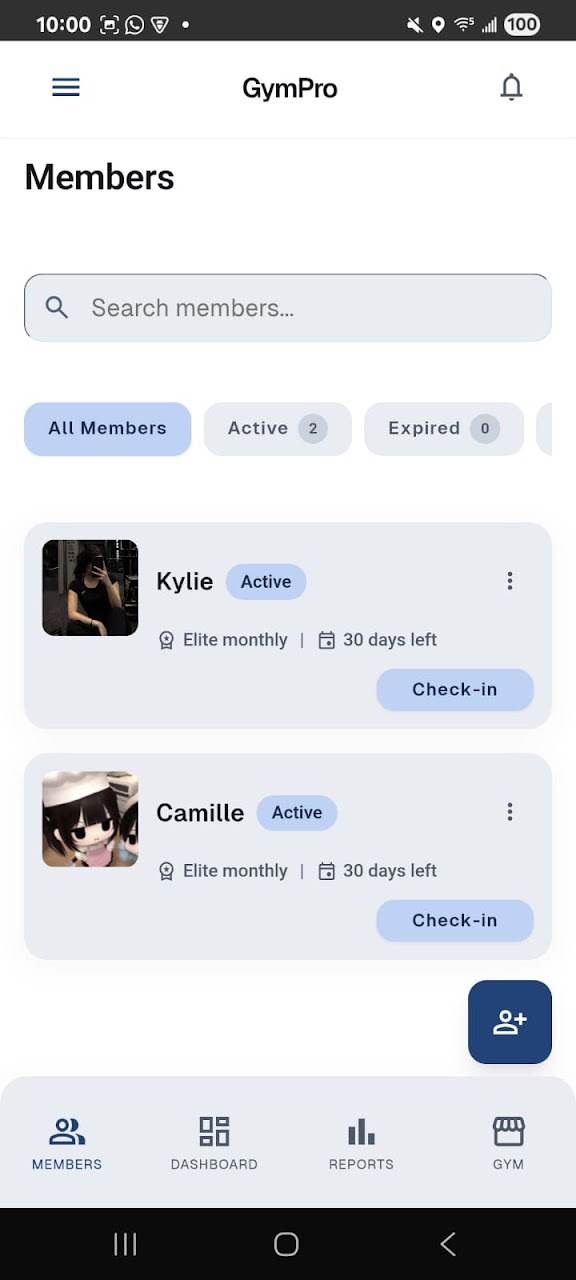 GymPro – Gym Management screenshot 1