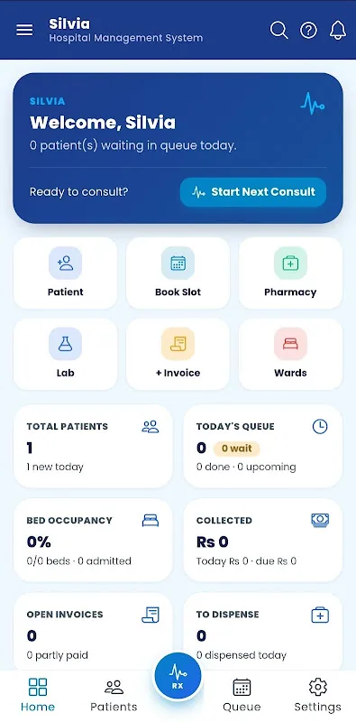Hospital Management App screenshot 1
