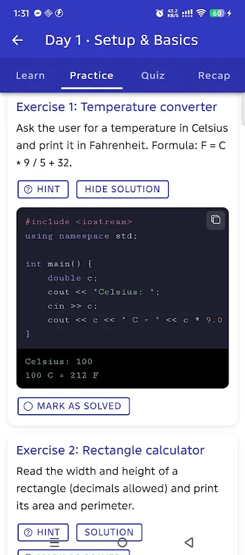 Learn C++ in 5 days Screenshot 2