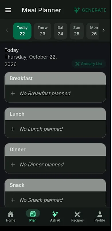 MealMind AI screenshot 1