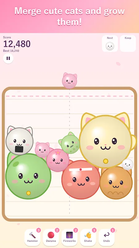 Mochi Neko Pon: Cat Merge স্ক্রিনশট 6