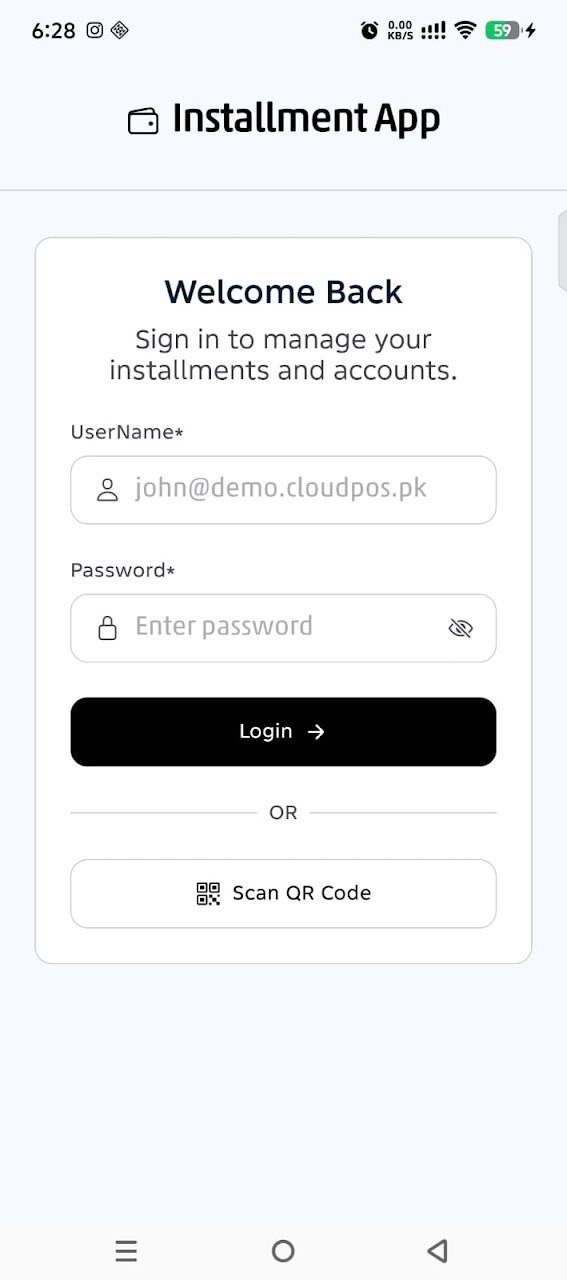CloudPOS Installment screenshot 1