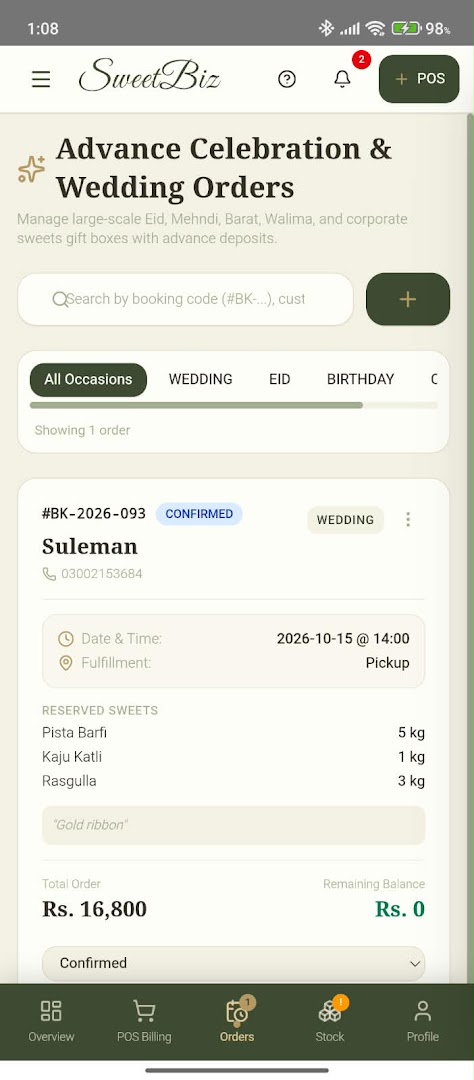 SweetBiz screenshot 3