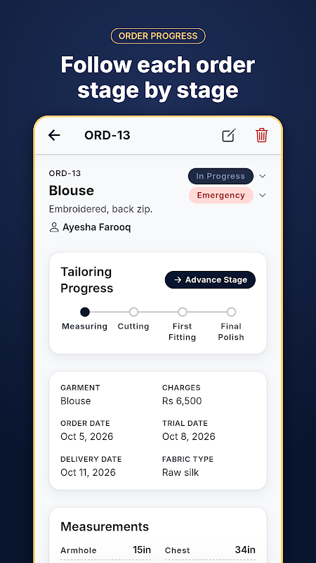 Tailor Shop Management screenshot 3
