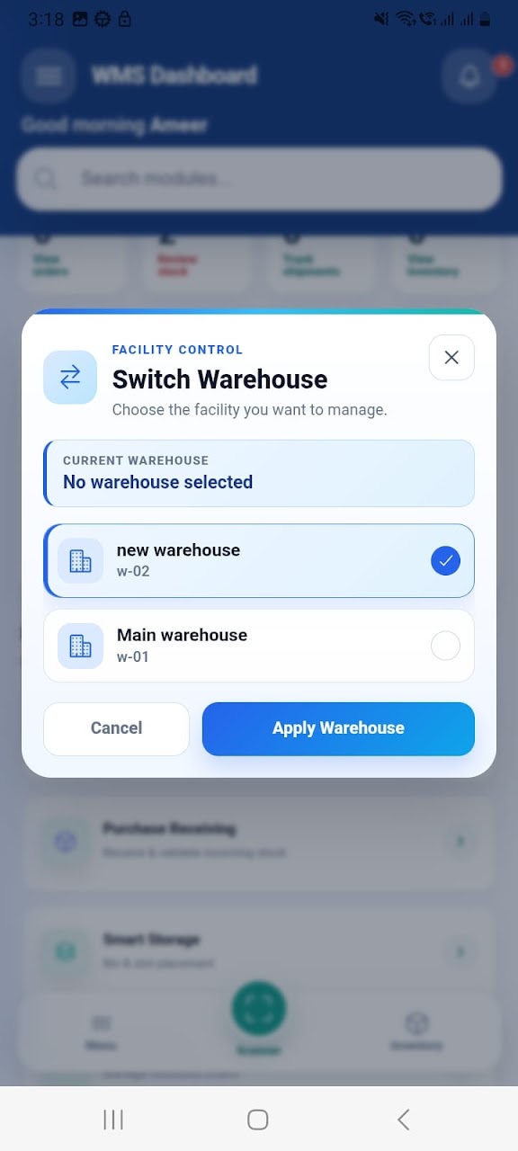 Warehouse Management System screenshot 4