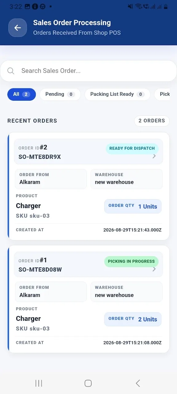 Warehouse Management System स्क्रीनशॉट 6
