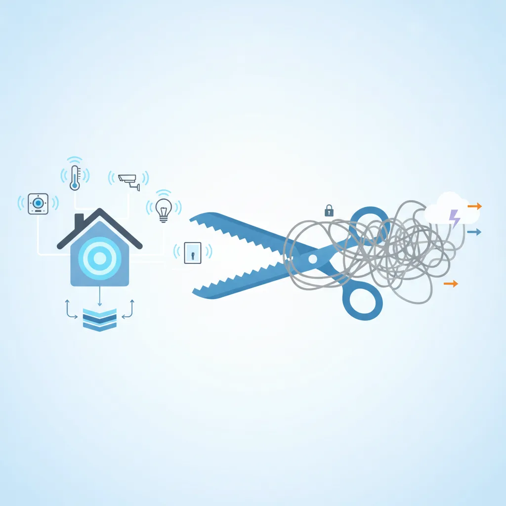 Arquitectura de hogar inteligente local primero: separando la realidad del bombo del hardware conectado