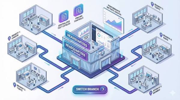 Multi-branch management POS software
